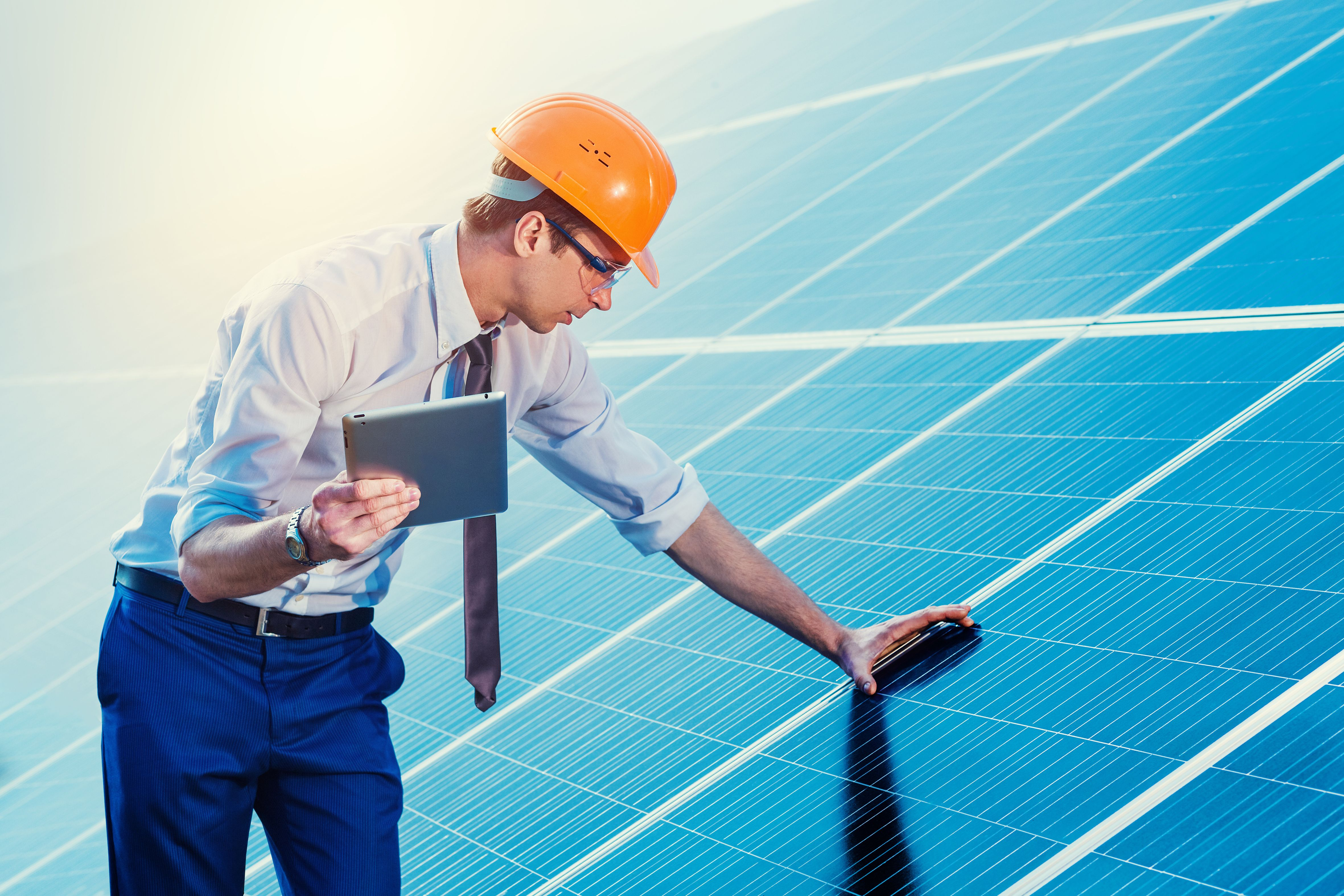 solar energy workers